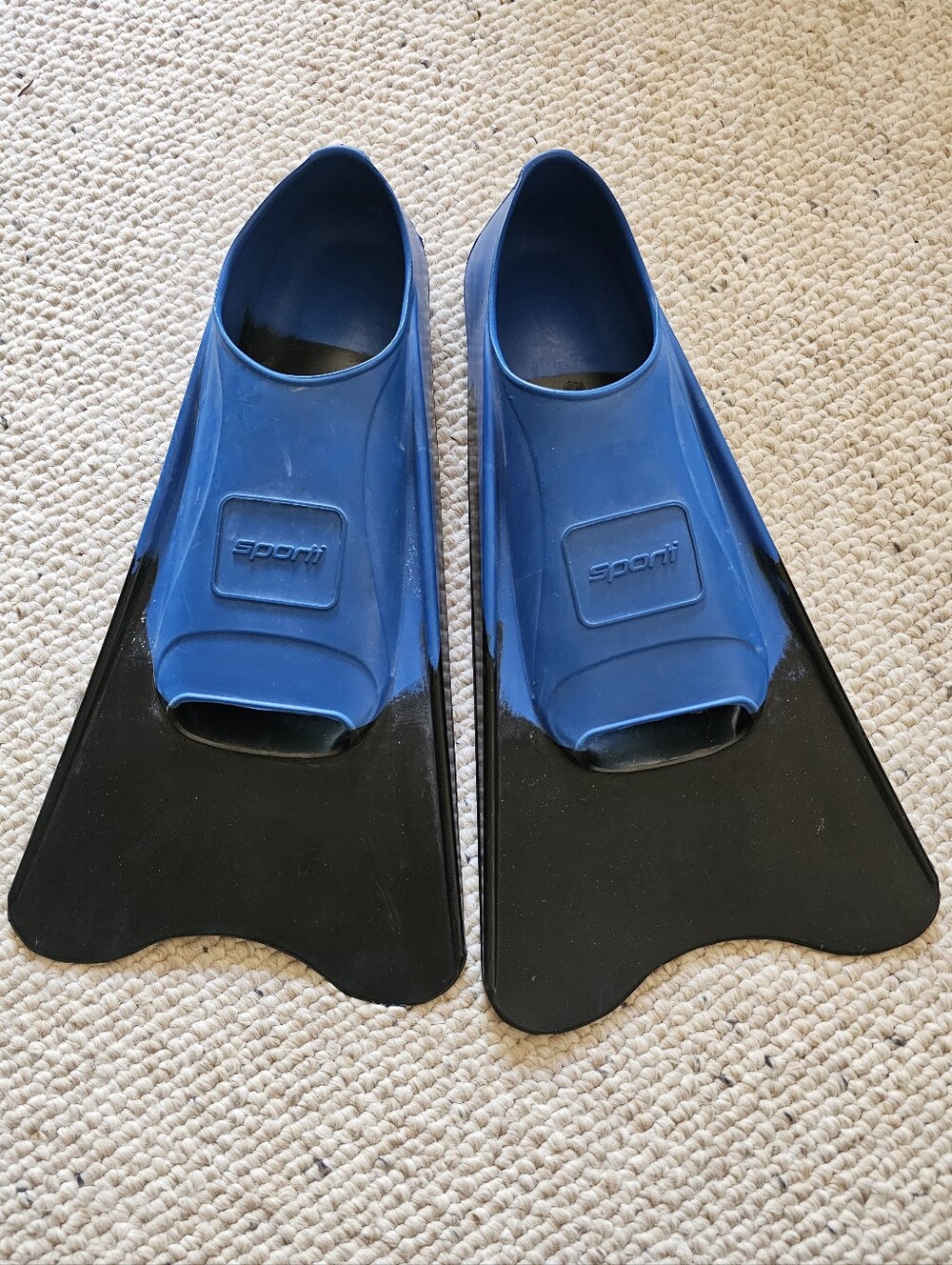 Sporti Swim Fins Mens 9-11 Blue Black